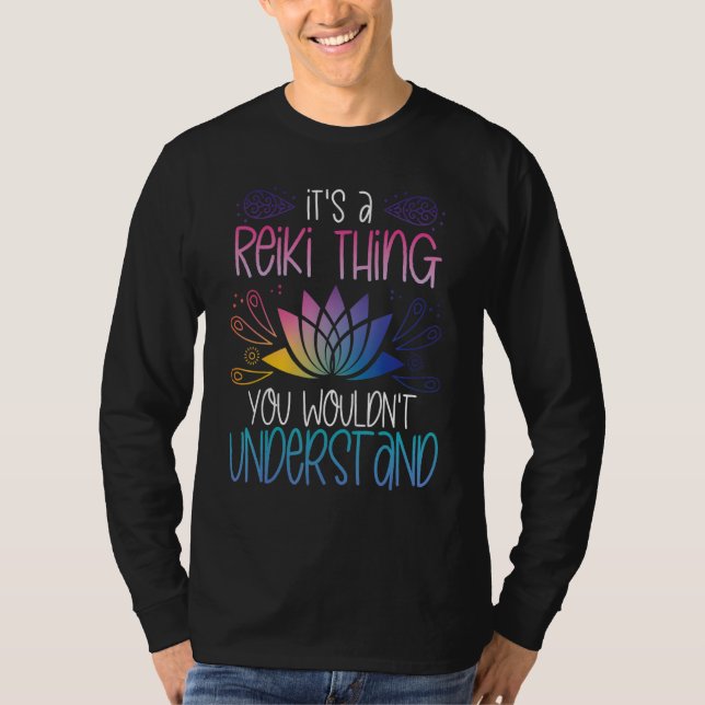 Camiseta Reiki Master Chakra Healing Lightworker Holística  (Frente)