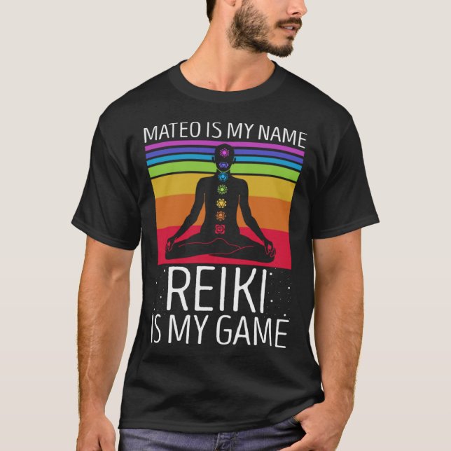 Camiseta Reiki Master Cote para a Cura de Chakra e a Energi (Frente)