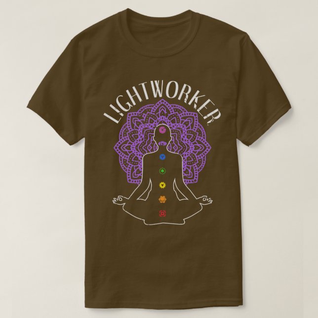 Camiseta Reiki Master Energy Healer Lightworker (Frente do Design)