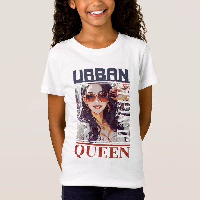 Camiseta Reina de la Ciudad - Para niñas (Frente)