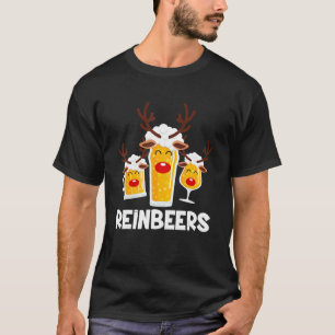 Camiseta Reinbeers Xmas Pajama Reindeer Beer Christmas Dri