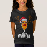 Reinber Papai noel Hat Reindeer Beer Glass Natal