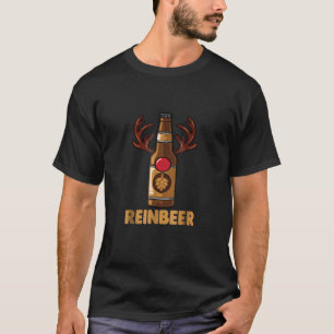 Camiseta Reincerer Engraçado Reindeer Beer Lover Holid