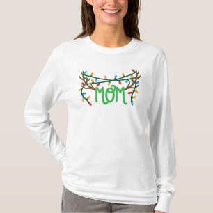 Camiseta Reindeer Antlers - Mãe Natal