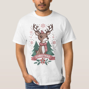 Camiseta Reindeer Boy, Feliz Natal