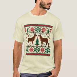 Camiseta Reindeer Christmas Cheer