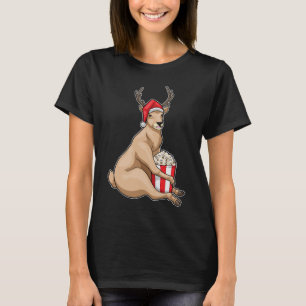 Camiseta Reindeer Christmas Popcorn
