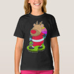Camiseta Reindeer Christmas Sack<br><div class="desc">Este design é o presente perfeito para um aniversário,  Natal e outras celebrações. É adequado para mulheres,  homens e crianças.</div>