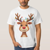 Reindeer com Luzes de Natal