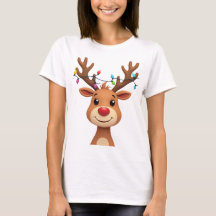 Reindeer com Luzes de Natal