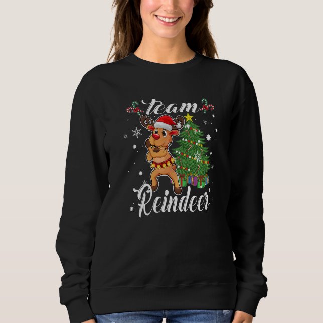 Camiseta Reindeer da equipe de Natal (Frente)