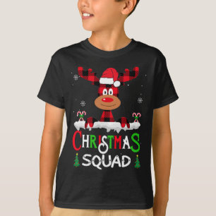 Camiseta Reindeer da Praça de Natal da Família 2022 Equipe