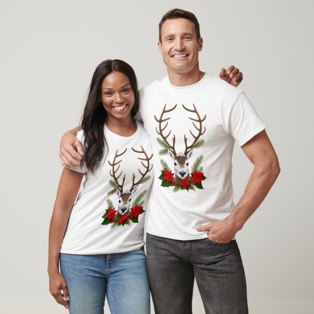 Camiseta Reindeer de Natal (Christmas Reindeer T-Shirts)