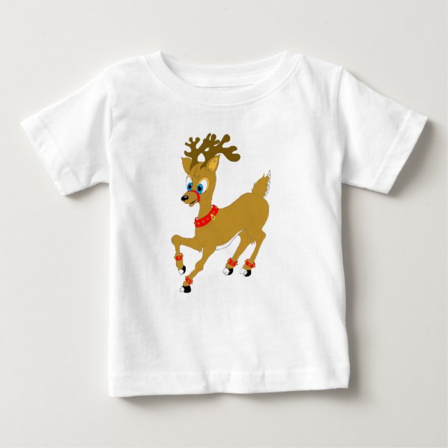 Camiseta Reindeer de Natal (Frente)