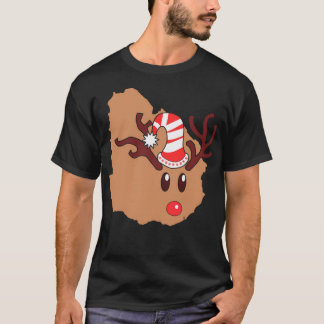 Camiseta Reindeer de Natal Antlers Uruguai ReindeHead A