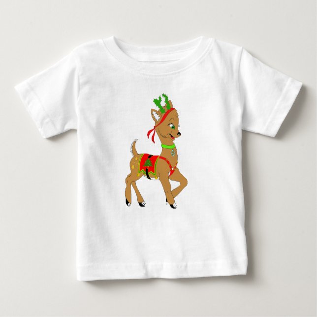 Camiseta Reindeer Doe de Natal (Frente)