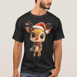 Camiseta Reindeer Festivo De Inverno