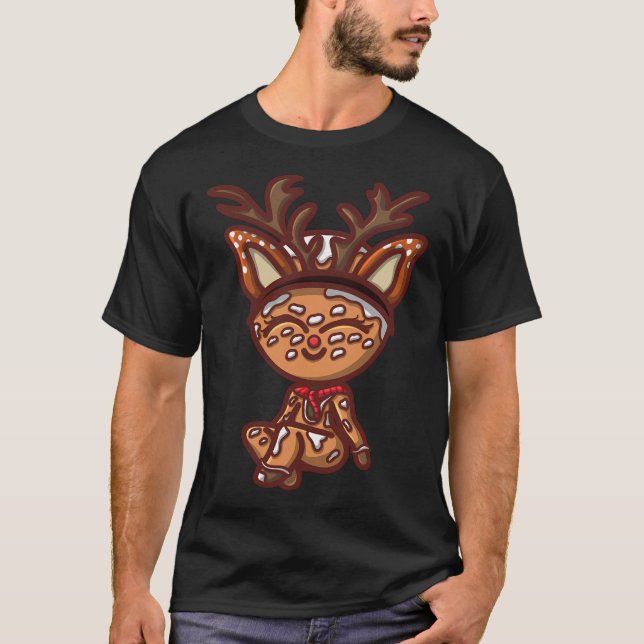 Camiseta Reindeer Gingerpão Girl (Frente)