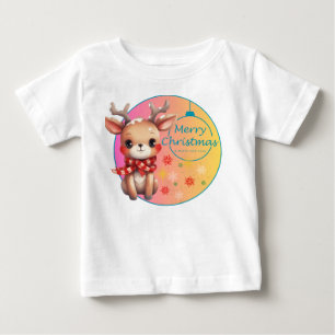 Camiseta Reindeer Joy: O Teto de Natal Perfeito
