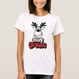 Camiseta Reindeer Joy: O Teto de Natal Perfeito