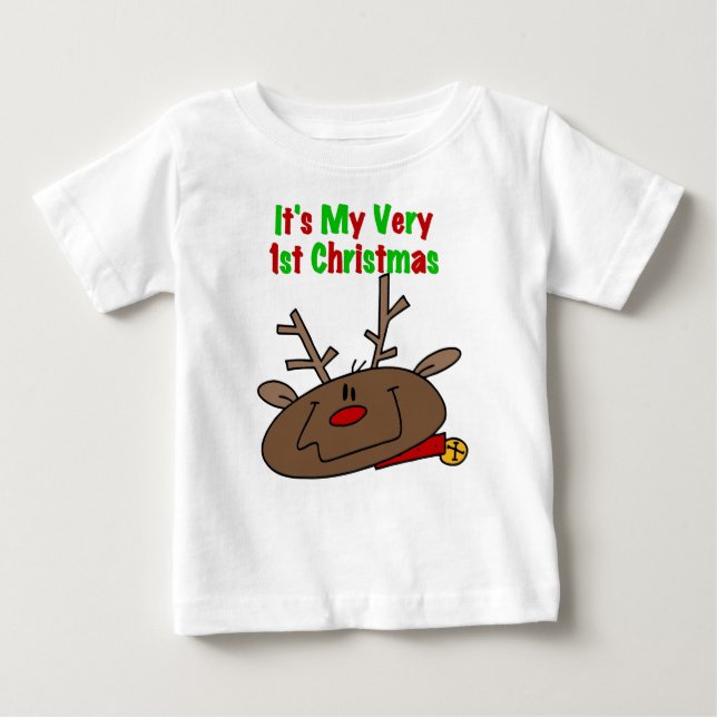 Camiseta Reindeer Muito 1rua De Natal (Frente)