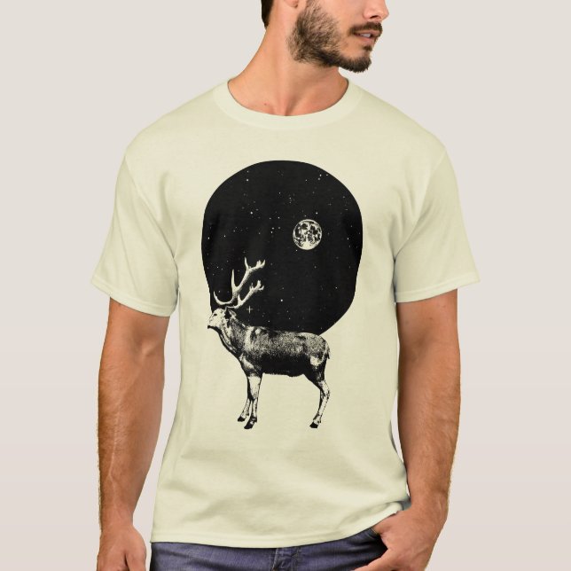 Camiseta Reindeer na Noite (Frente)