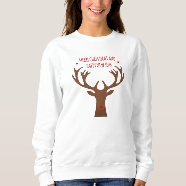 Camiseta Reindeer Noel Emblem (Frente)