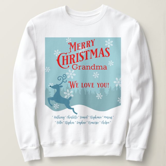 Camiseta Reindeer personalizado doce feminino (Frente do Design)