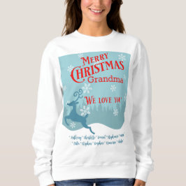 Camiseta Reindeer personalizado doce feminino