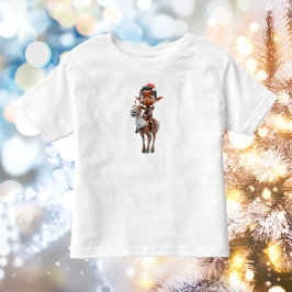 Camiseta Reindeer Rider Christmas Elf Toddler's Tee