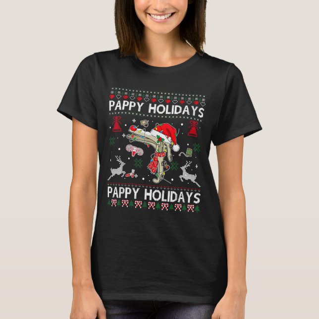 Camiseta Reindeer Speculum Obgyn Nurse Ugly Christmas Obste (Frente)
