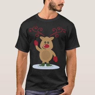 Camiseta Reindeer Unisex Reindeer Reindeer Santa Claus Funn