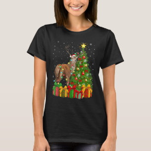 Camiseta Reindeer Xmas Holiday Papais noeis Reindeer Natal 
