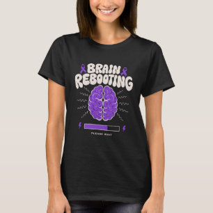 Camiseta Reinicialização do Cérebro, Por Favor Aguarde