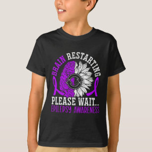 Camiseta Reinício Do Cérebro Aguarde Epilepsia Epiléptica A