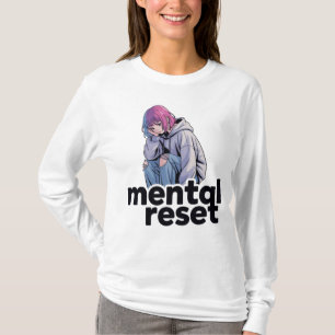 Camiseta Reinício Mental – Blusa Anime Soft