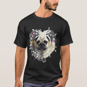 Camiseta Reino Comido Pug Jurássico