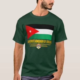 Camiseta Reino da bandeira de Jordão