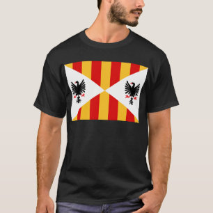 Camiseta Reino da bandeira de Sicília