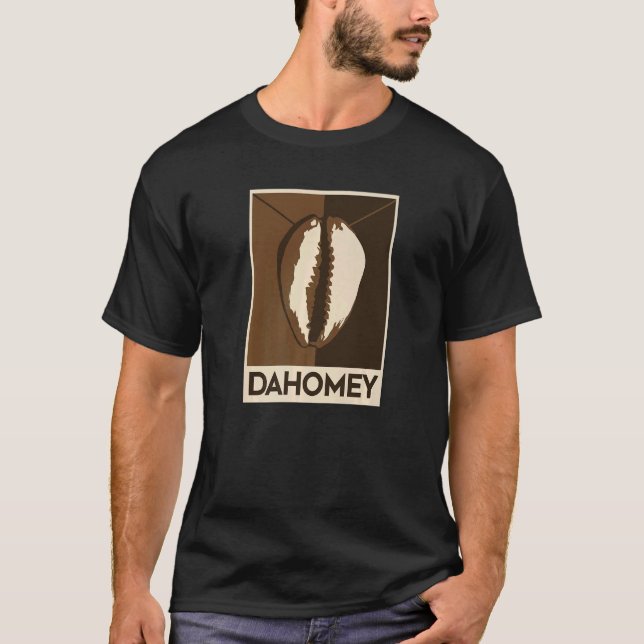 Camiseta Reino do Daomé Benim Vodu Concha de Ciprea (Frente)