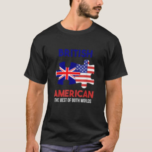 Camiseta Reino Unido: British American England USA Pride