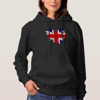Camiseta Reino Unido Flag I Love Dna For British Pessoas