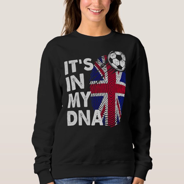 Camiseta Reino Unido No Meu Dna British Flag Team Reino Uni (Frente)