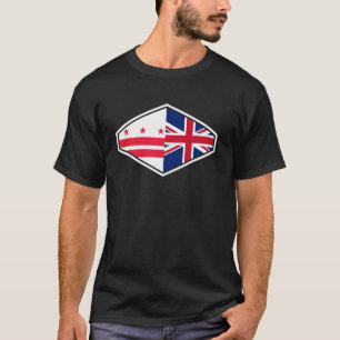 Camiseta Reino Unido Patrimônio Distrito de Columbia Orgulh