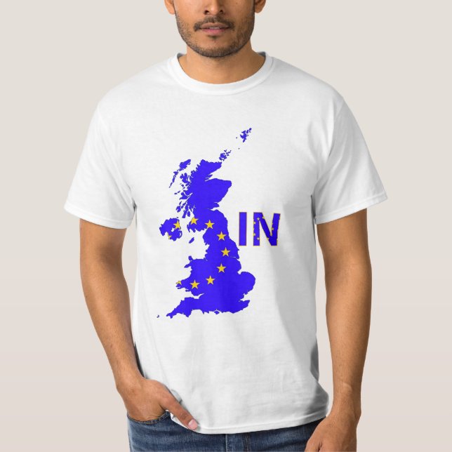 Camiseta Reino Unido - Referendo 2016 da qualidade de (Frente)