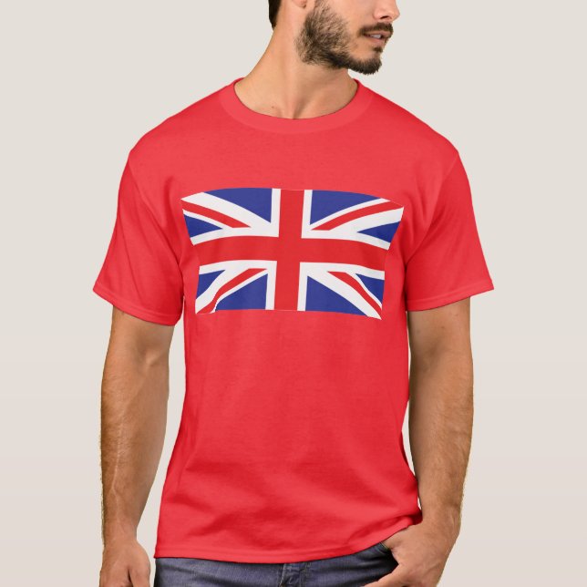 Camiseta Reino Unido/União Jack Flag (Frente)