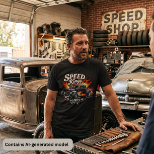 Camiseta Reis da Velocidade Hot Rod