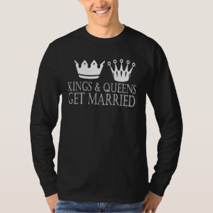 Camiseta Reis E Filas Casam-Se Com Casamento
