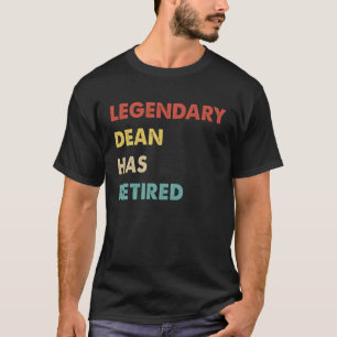 Camiseta Reitor lendário retrô se aposentou