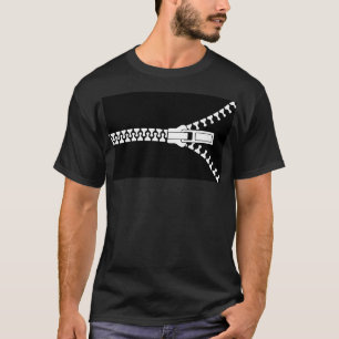 Camiseta Reiverschlu Zipper Design Geschenk